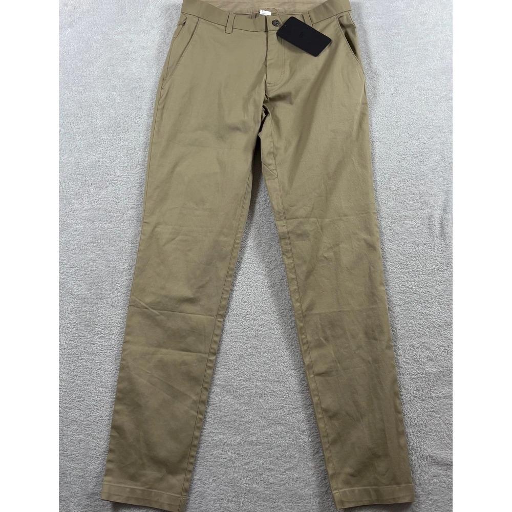 Fabletics The High Side Chino Pants Mens 29x34 Olive Green‎ Cotton Stretch Golf
